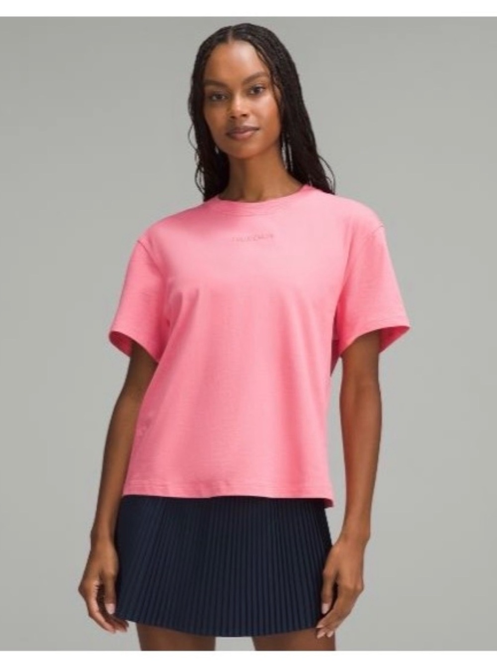 Lululemon Relaxed-Fit Cotton Jersey T-
Shirt *Wordmark (14)